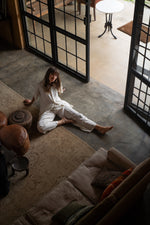 Load image into Gallery viewer, Off White Linen Trousers
